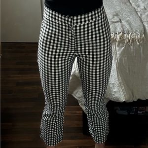 Zara checkered pants, size small